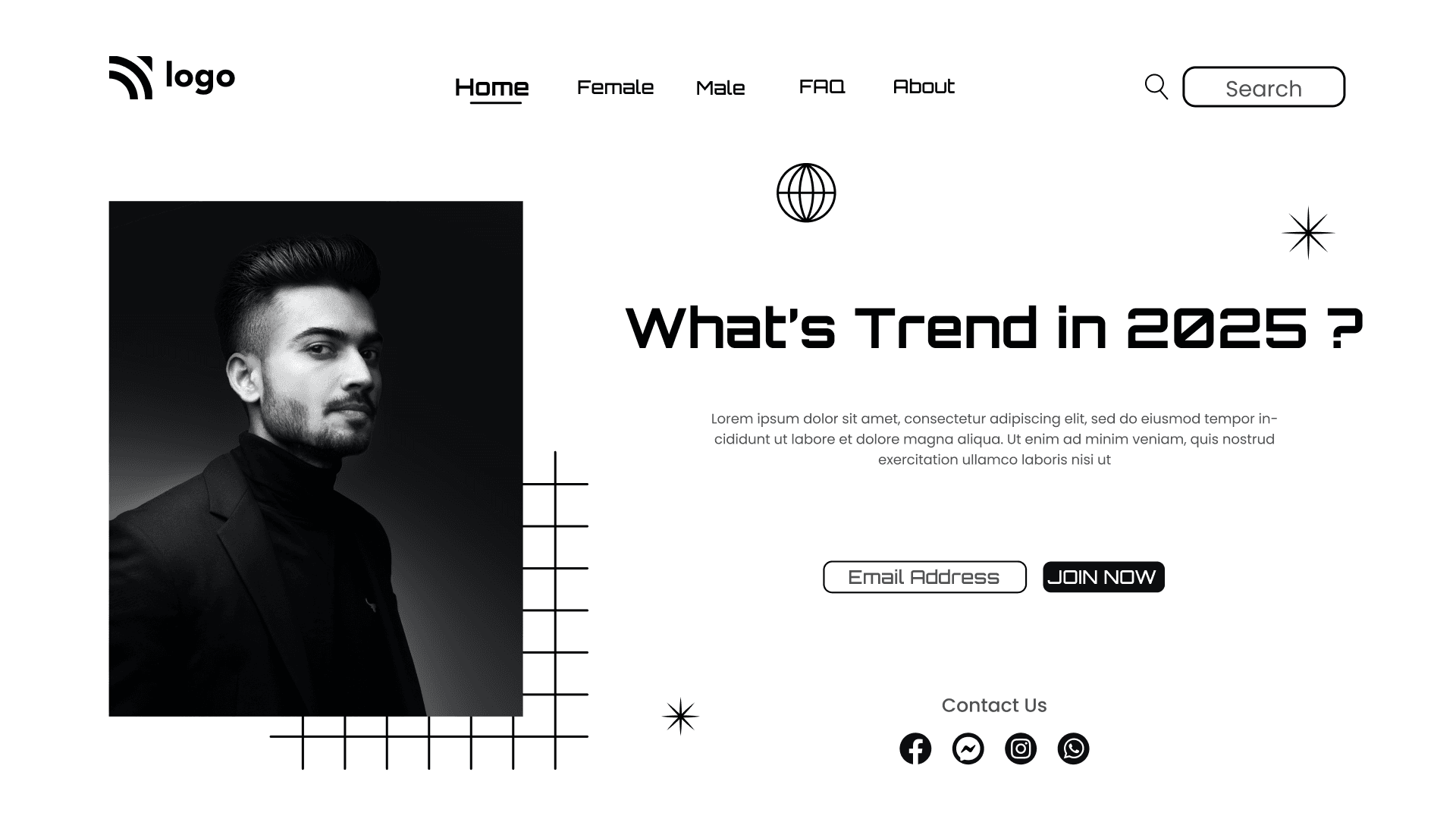 Street Style Landing Page