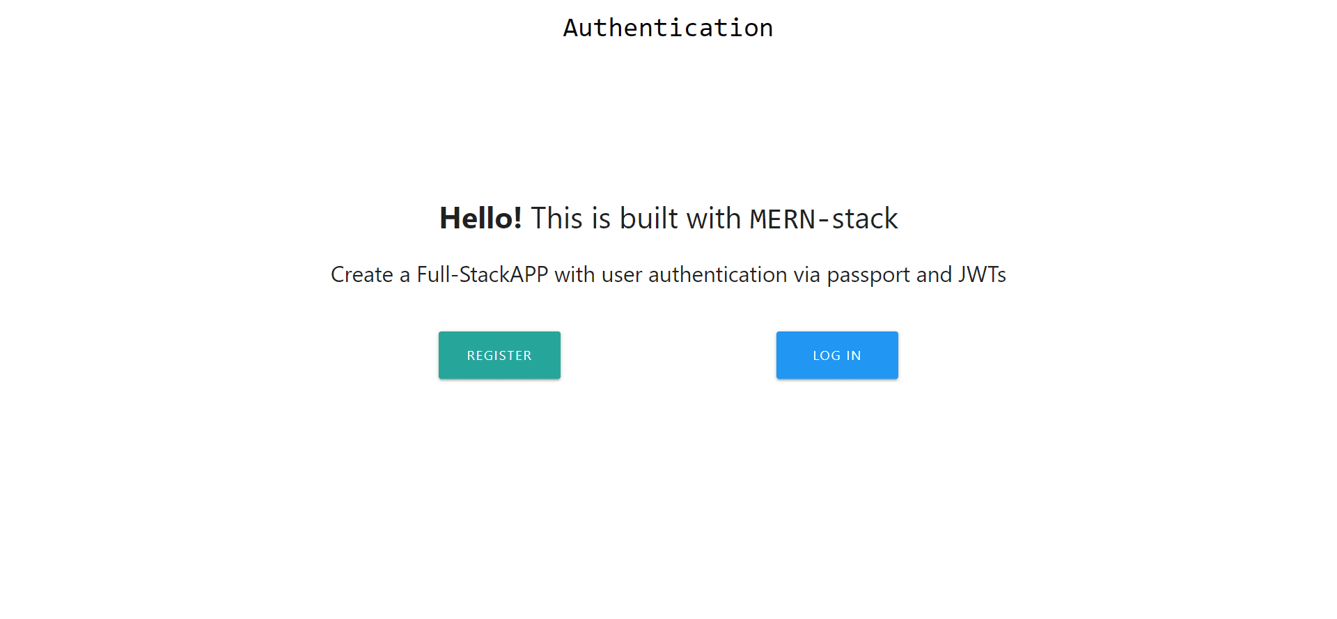 Authentication App