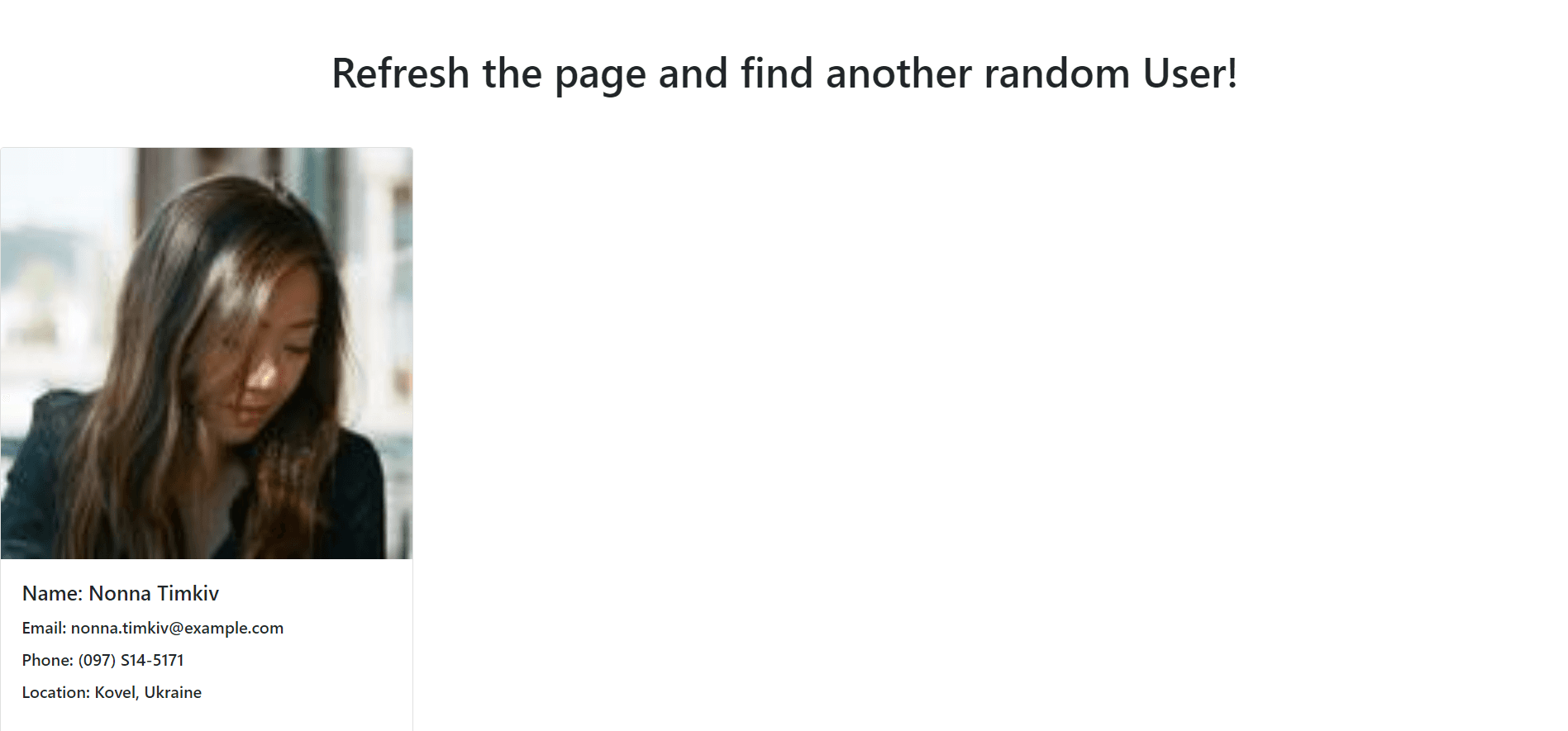 Random User