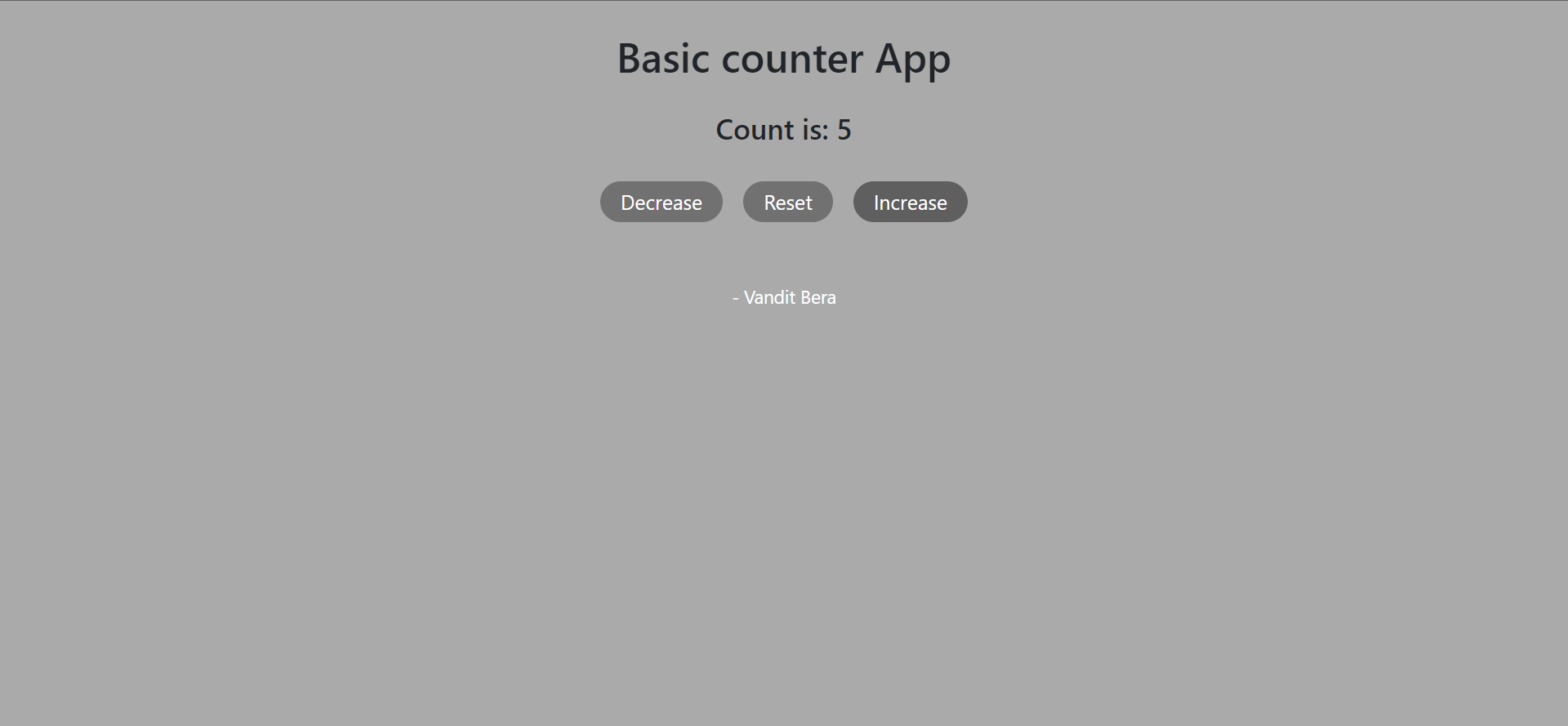 Basic Counter